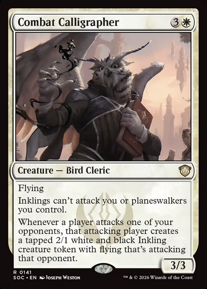 Combat Calligrapher, Secrets of Strixhaven Commander · 0141