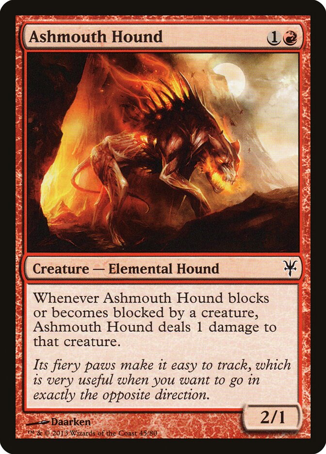 Ashmouth Hound, Duel Decks: Sorin vs. Tibalt · 45/80