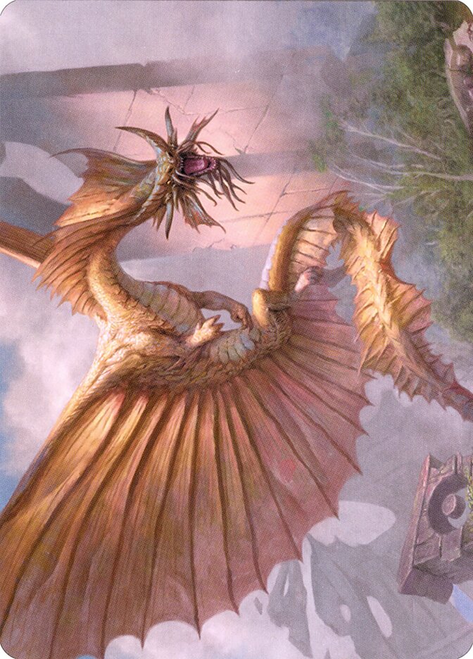 Ancient Gold Dragon // Ancient Gold Dragon, Battle for Baldur's Gate Art Series · 028