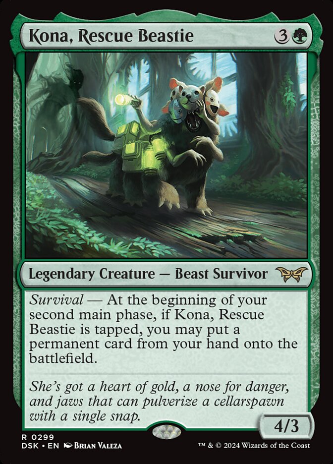 Kona, Rescue Beastie, Duskmourn: House of Horror · 0299