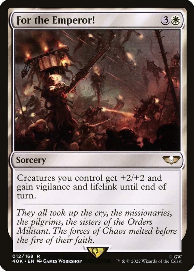 For the Emperor!, Warhammer 40,000 Commander · 012/617