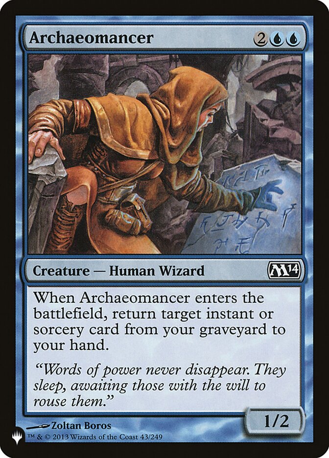 Archaeomancer, The List · m14-43
