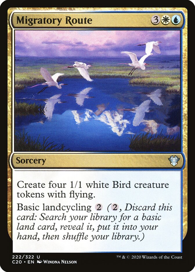 Migratory Route, Commander 2020 · 222/322
