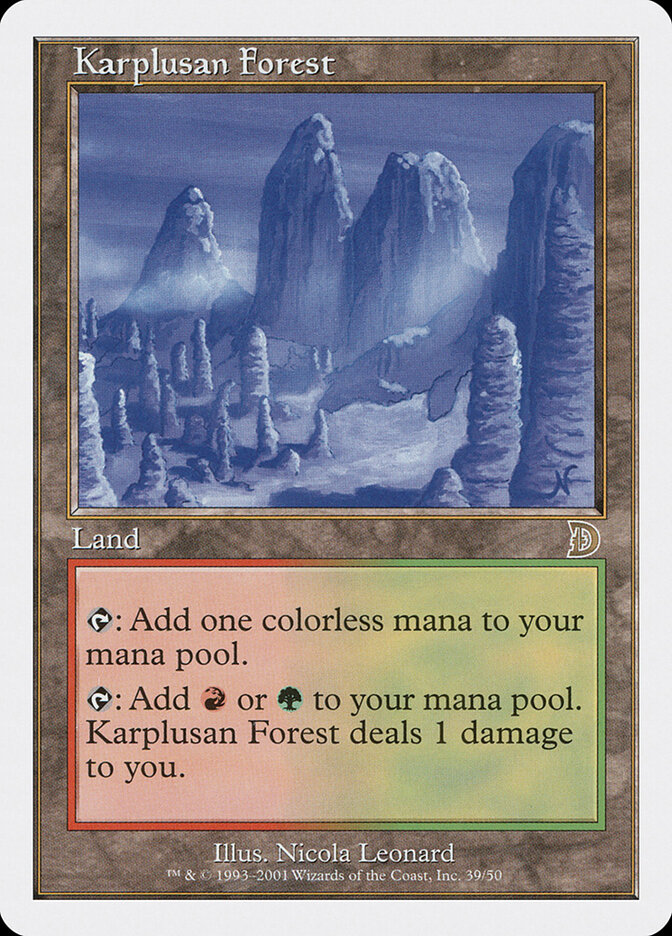 Karplusan Forest, Deckmasters · 39/50