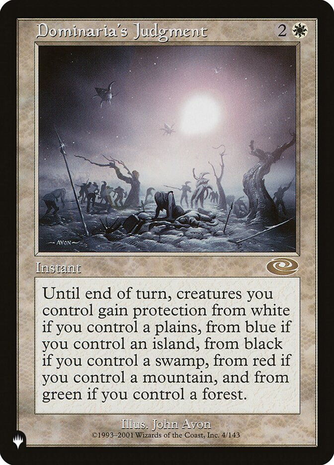 Dominaria's Judgment, The List · pls-4