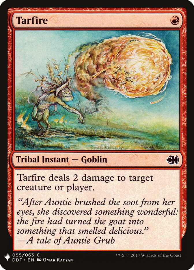 Tarfire, The List · ddt-55