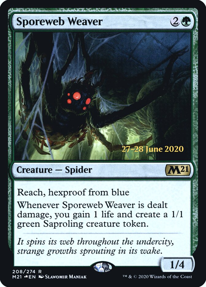 Sporeweb Weaver, Core Set 2021 Promos · 208/274