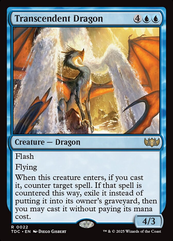 Transcendent Dragon, Tarkir: Dragonstorm Commander · 0022