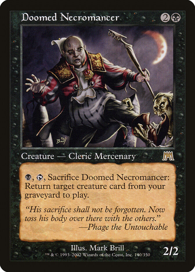 Doomed Necromancer, Onslaught · 140/350
