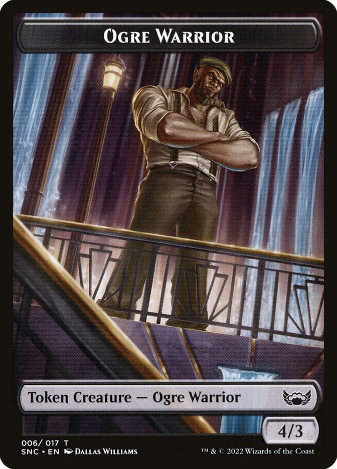 Ogre Warrior, Streets of New Capenna Tokens · 006