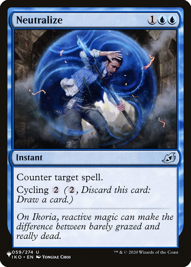 Neutralize, The List · iko-59