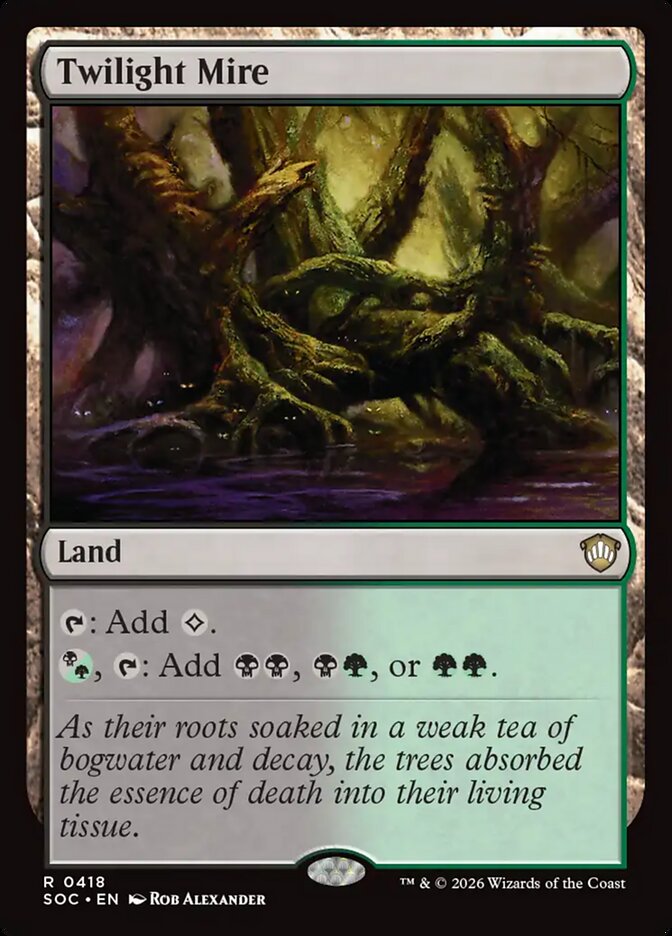 Twilight Mire, Secrets of Strixhaven Commander · 0418