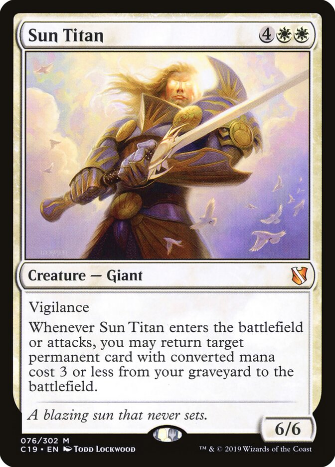 Sun Titan, Commander 2019 · 076/302
