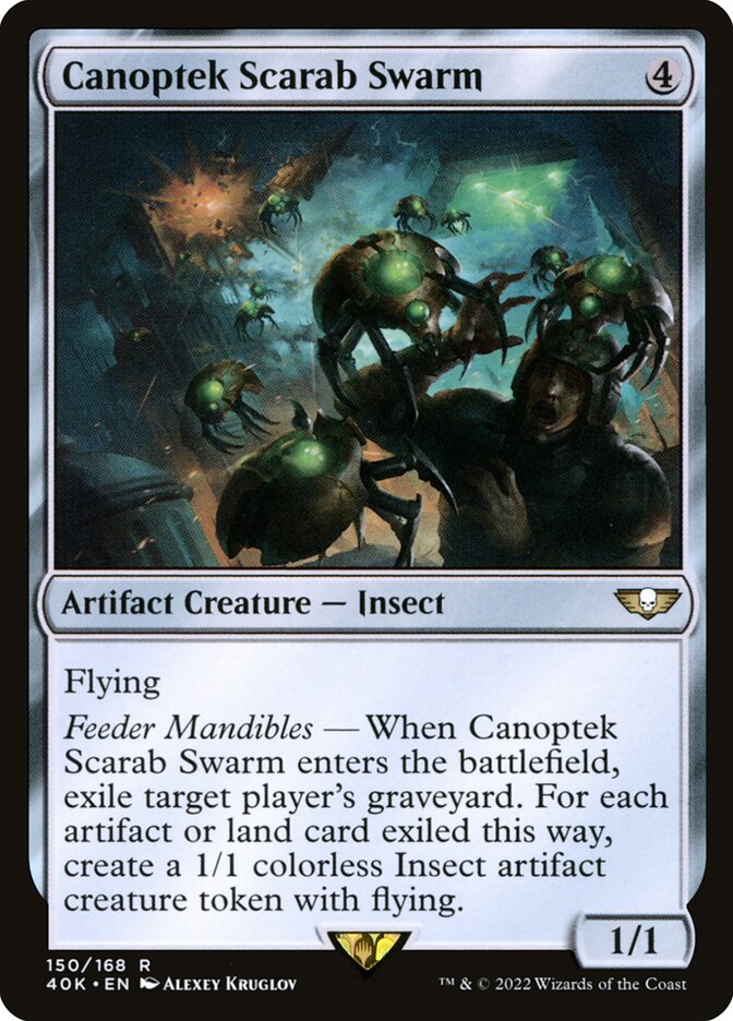 Canoptek Scarab Swarm, Warhammer 40,000 Commander · 150/617