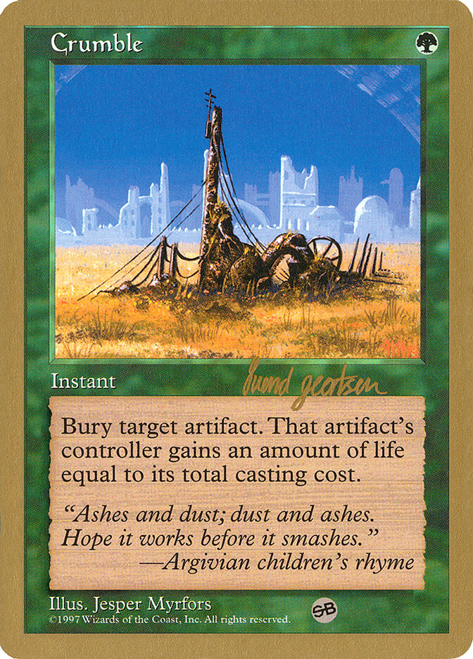 Crumble, World Championship Decks 1997 · sg287sb