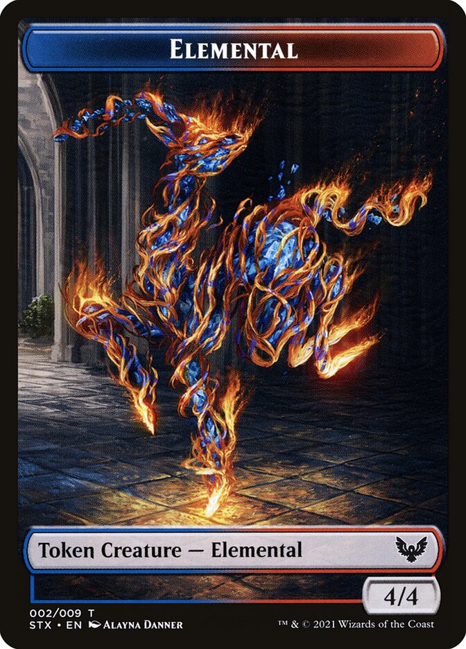 Elemental, Strixhaven: School of Mages Tokens · 002