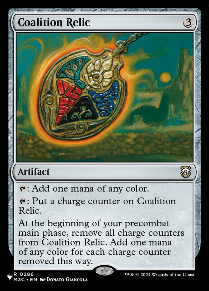 Coalition Relic, The List · m3c-286