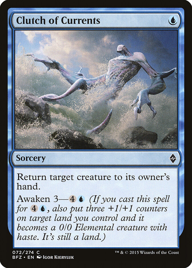 Clutch of Currents, Battle for Zendikar · 072/274