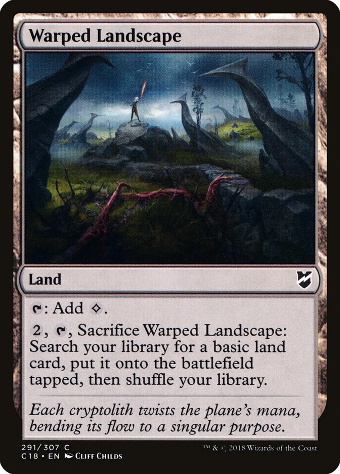 Warped Landscape, Commander 2018 · 291/307