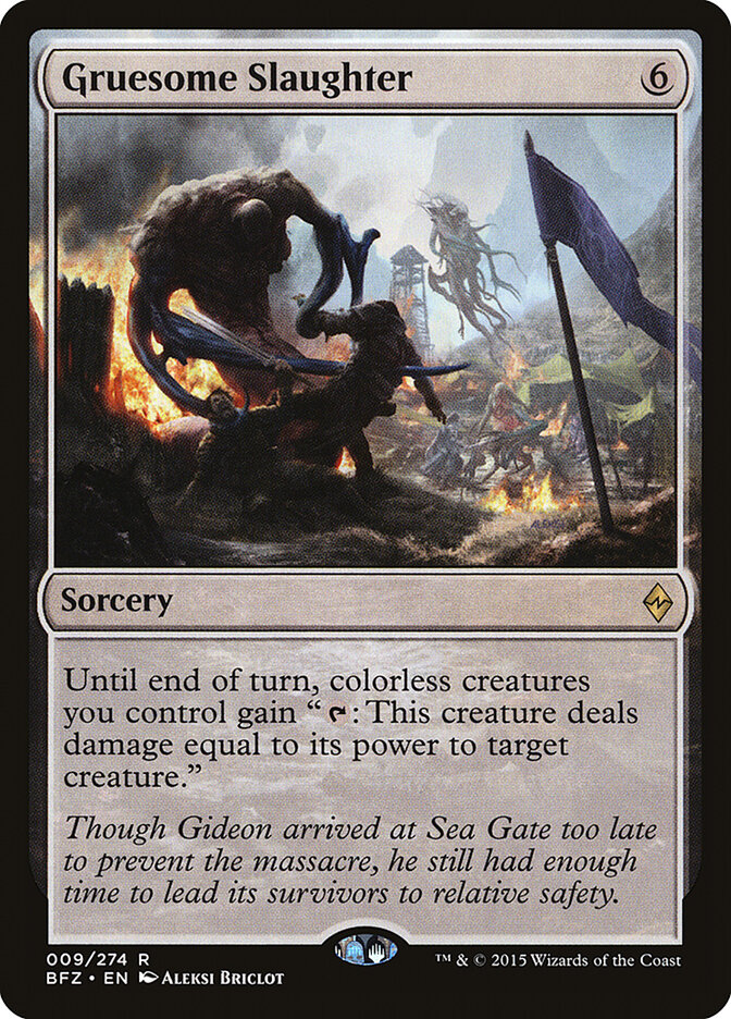 Gruesome Slaughter, Battle for Zendikar · 009/274