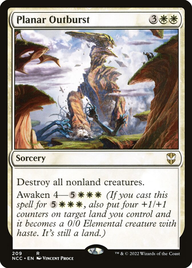 Planar Outburst, New Capenna Commander · 209