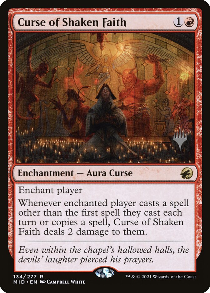 Curse of Shaken Faith, Innistrad: Midnight Hunt Promos · 134/277