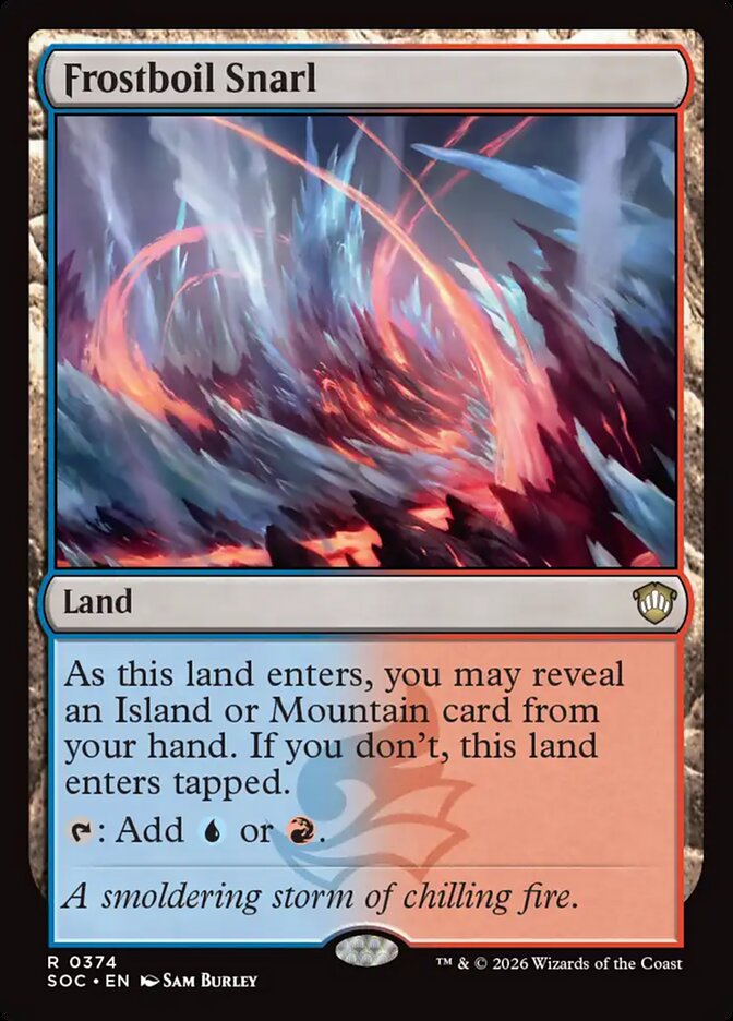 Frostboil Snarl, Secrets of Strixhaven Commander · 0374