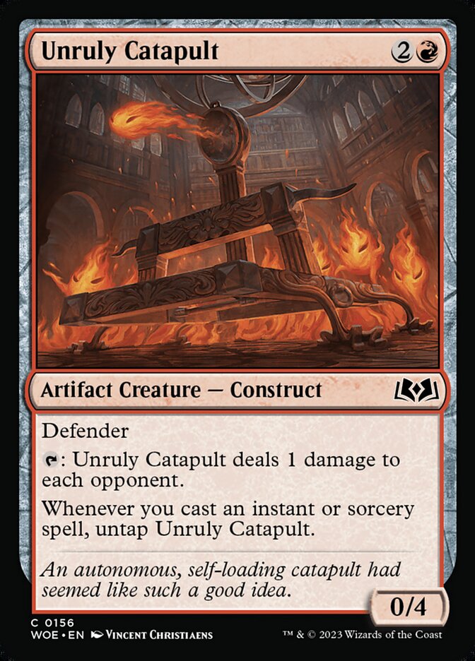 Unruly Catapult, Wilds of Eldraine · 0156