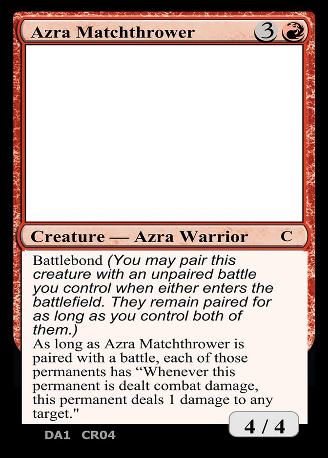 Azra Matchthrower, Unknown Event · cr04a