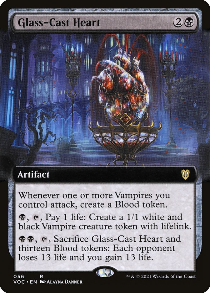 Glass-Cast Heart, Crimson Vow Commander · 056