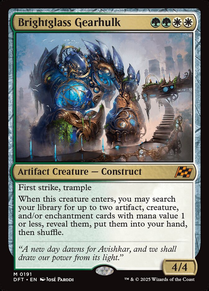 Brightglass Gearhulk, Aetherdrift · 0191