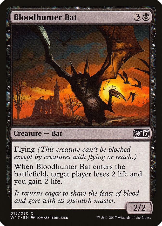 Bloodhunter Bat, Welcome Deck 2017 · 015/030