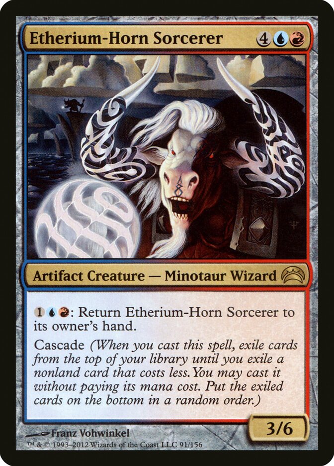 Etherium-Horn Sorcerer, Planechase 2012 · 91/156