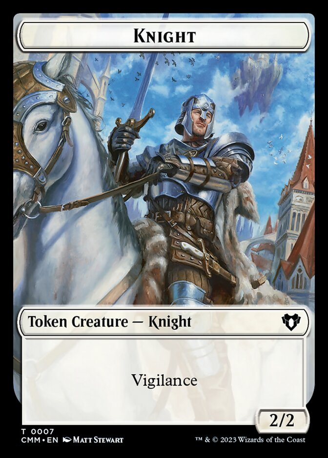 Knight, Commander Masters Tokens · 0007