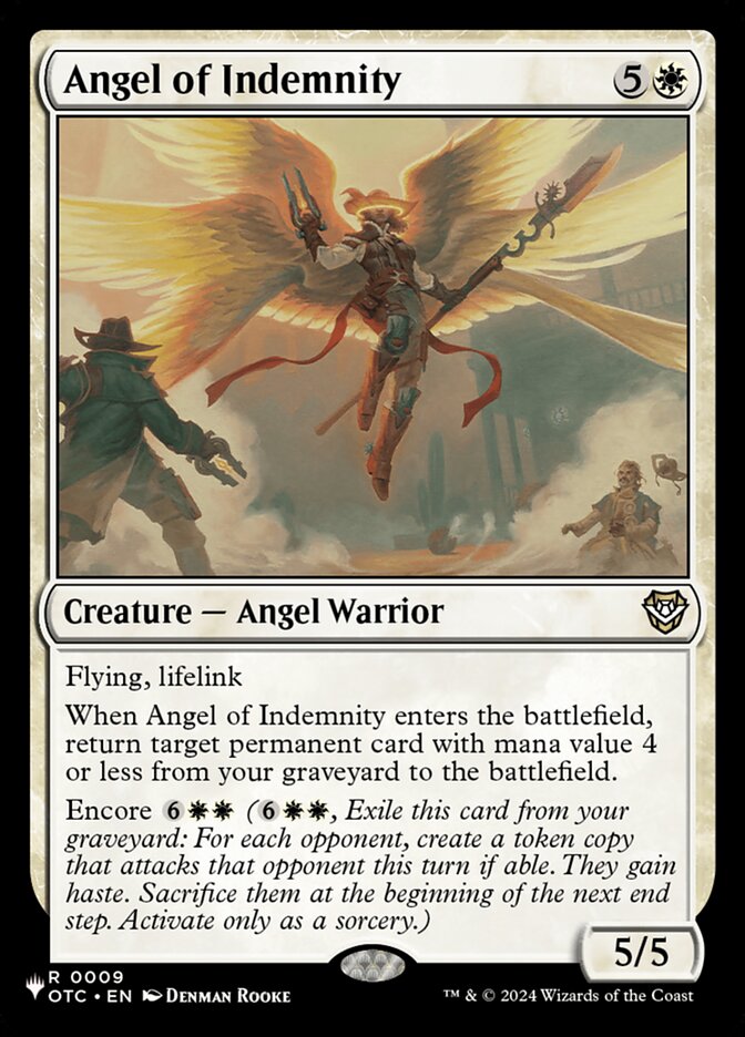 Angel of Indemnity, The List · otc-9