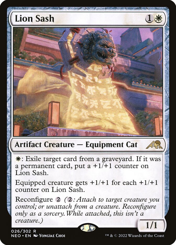 Lion Sash, Kamigawa: Neon Dynasty · 026/302