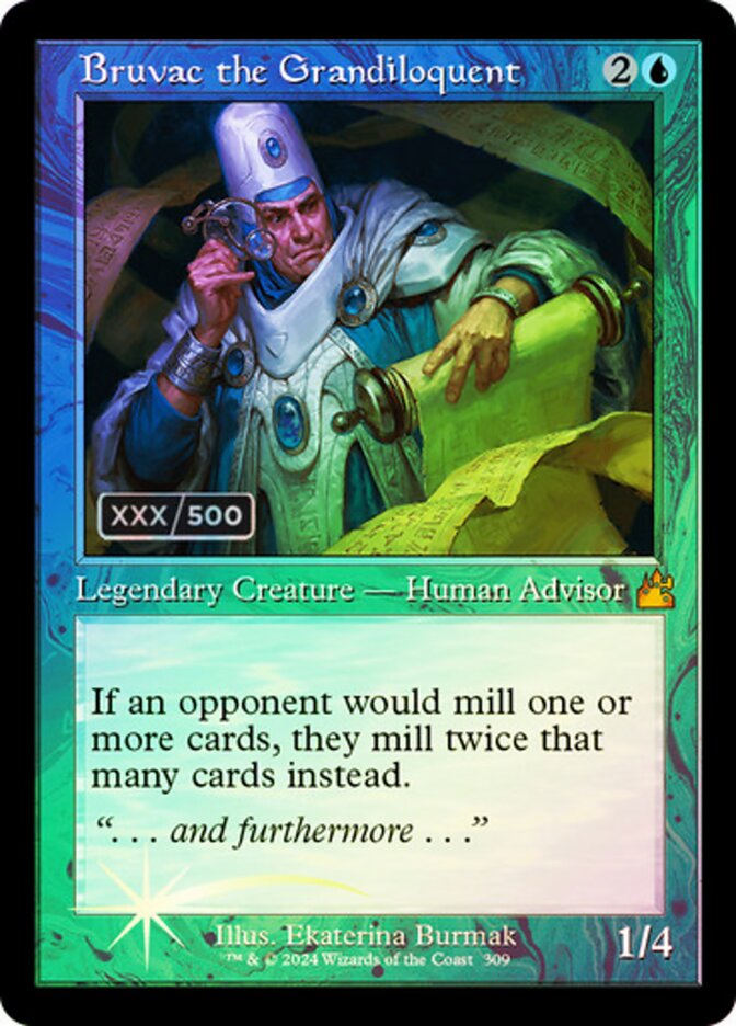 Bruvac the Grandiloquent, Ravnica Remastered · 309z
