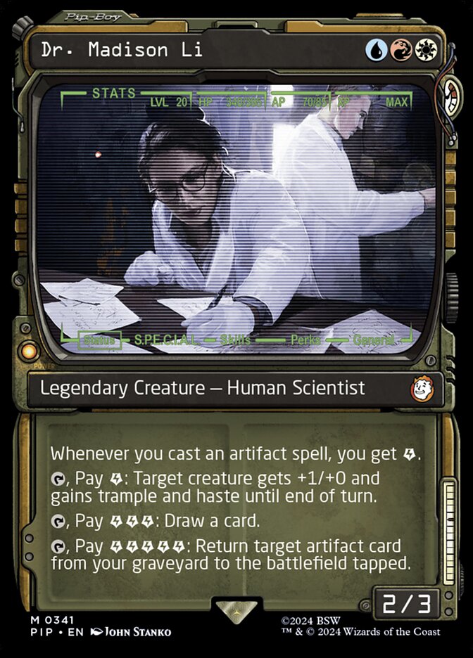 Dr. Madison Li, Fallout · 0341