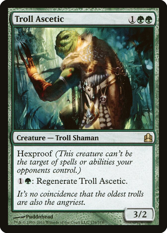 Troll Ascetic, Commander 2011 · 176/318