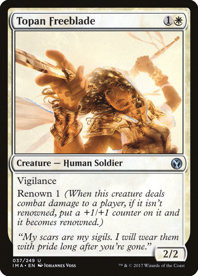 Topan Freeblade, Iconic Masters · 037/249