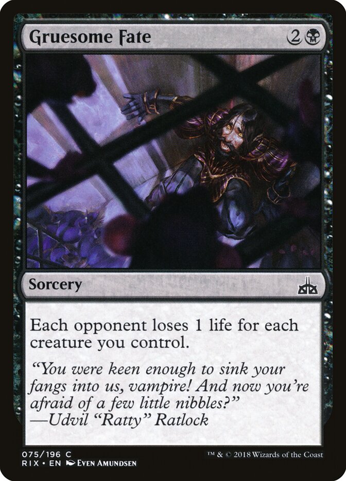 Gruesome Fate, Rivals of Ixalan · 075/196