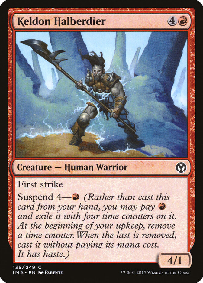 Keldon Halberdier, Iconic Masters · 135/249