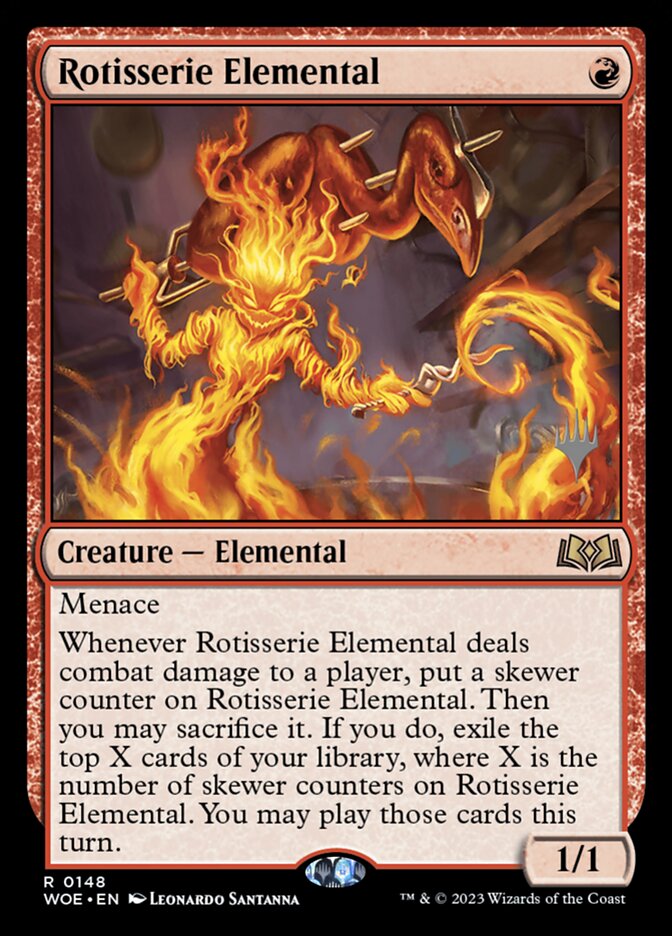 Rotisserie Elemental, Wilds of Eldraine Promos · 0148