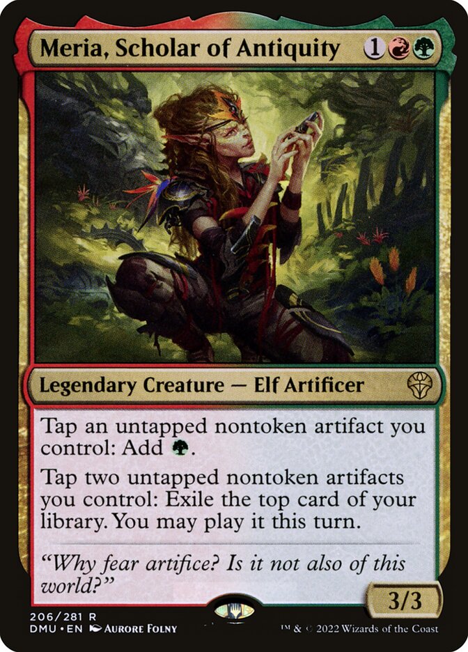 Meria, Scholar of Antiquity, Dominaria United · 206/281