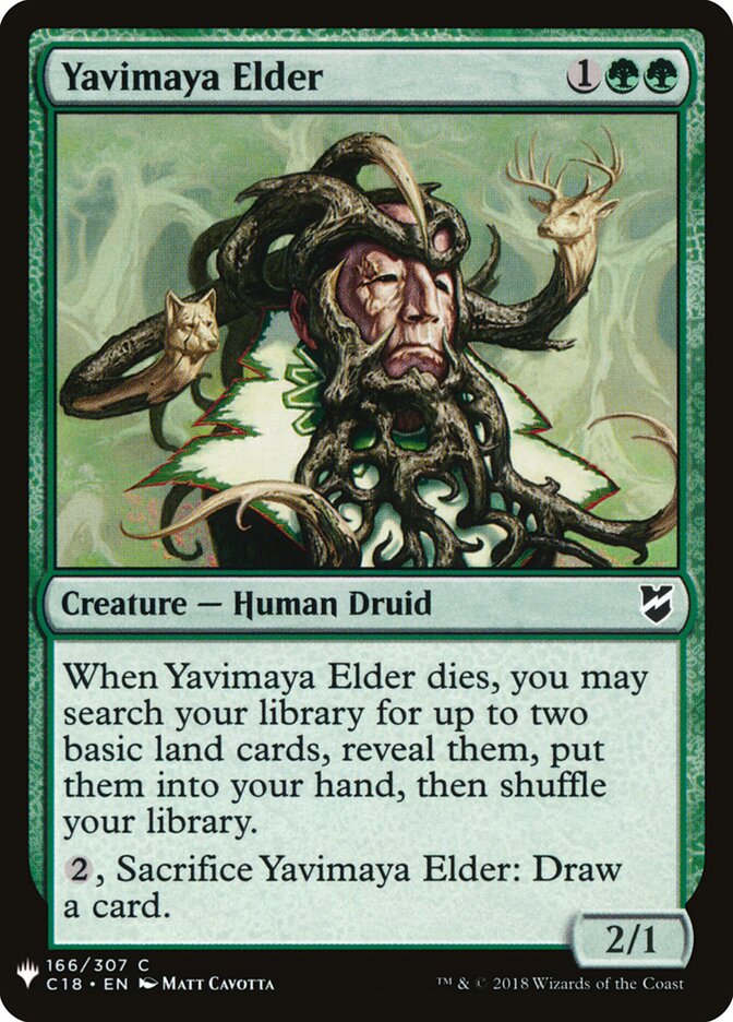 Yavimaya Elder, The List · c18-166