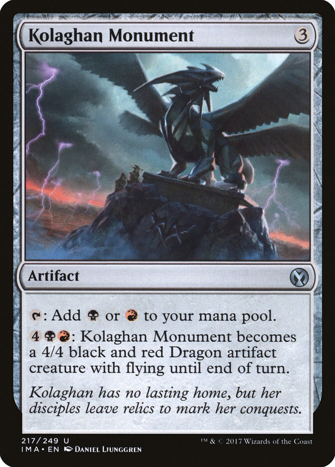 Kolaghan Monument, Iconic Masters · 217/249