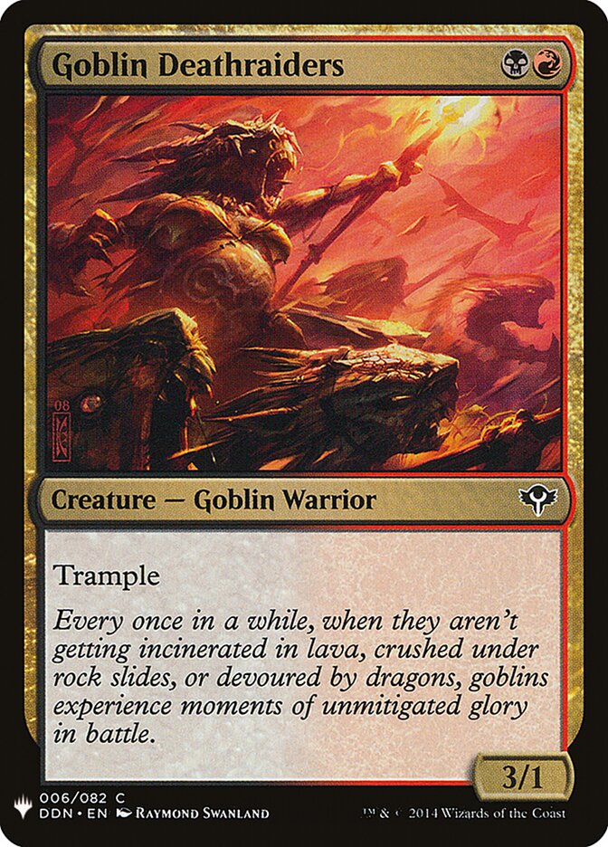 Goblin Deathraiders, The List · ddn-6