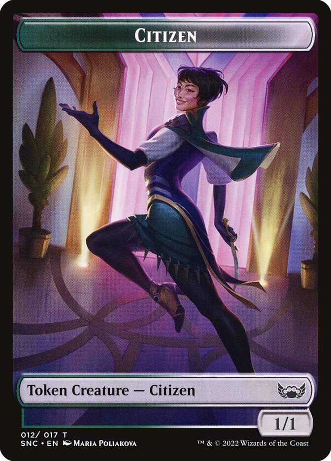 Citizen, Streets of New Capenna Tokens · 012