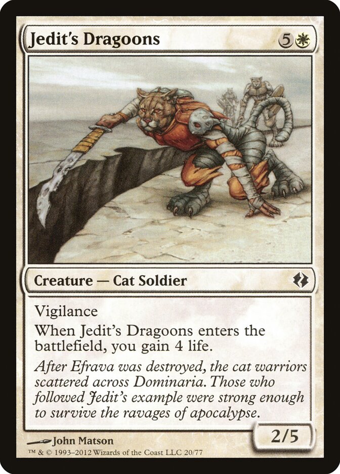 Jedit's Dragoons, Duel Decks: Venser vs. Koth · 20/77