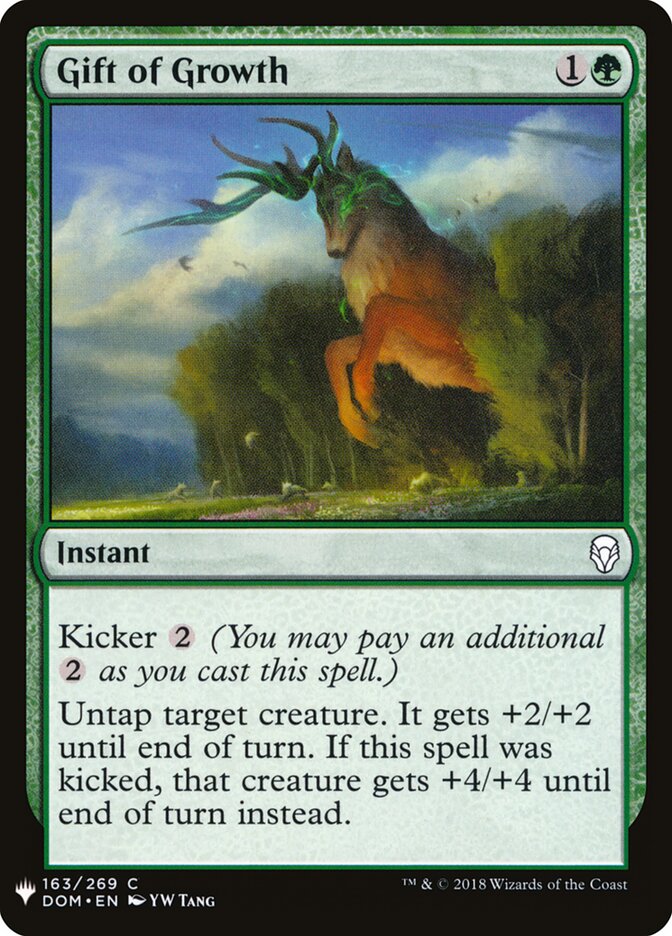 Gift of Growth, The List · dom-163